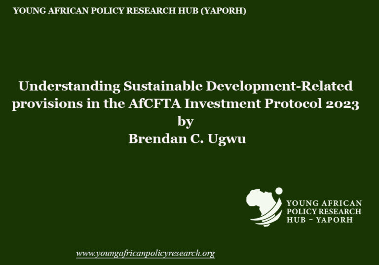 Understanding Sustainable Development-Related provisions in the AfCFTA ...
